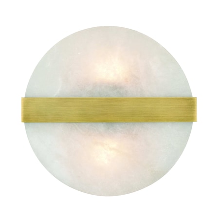 Elk Home Stonewall 9.45'' High 2-Light Sconce - White D4353